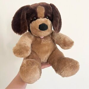 Vintage Build a Bear BAB Puppy Dog Brown Stuffed Animal Collectible Plush Stuffy